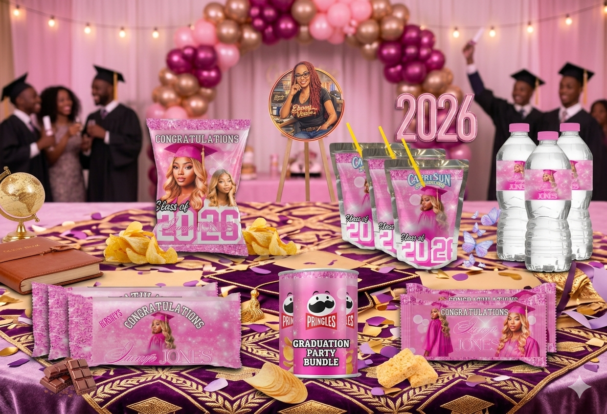 Graduation Party Favor Bundle - Custom Snack Labels