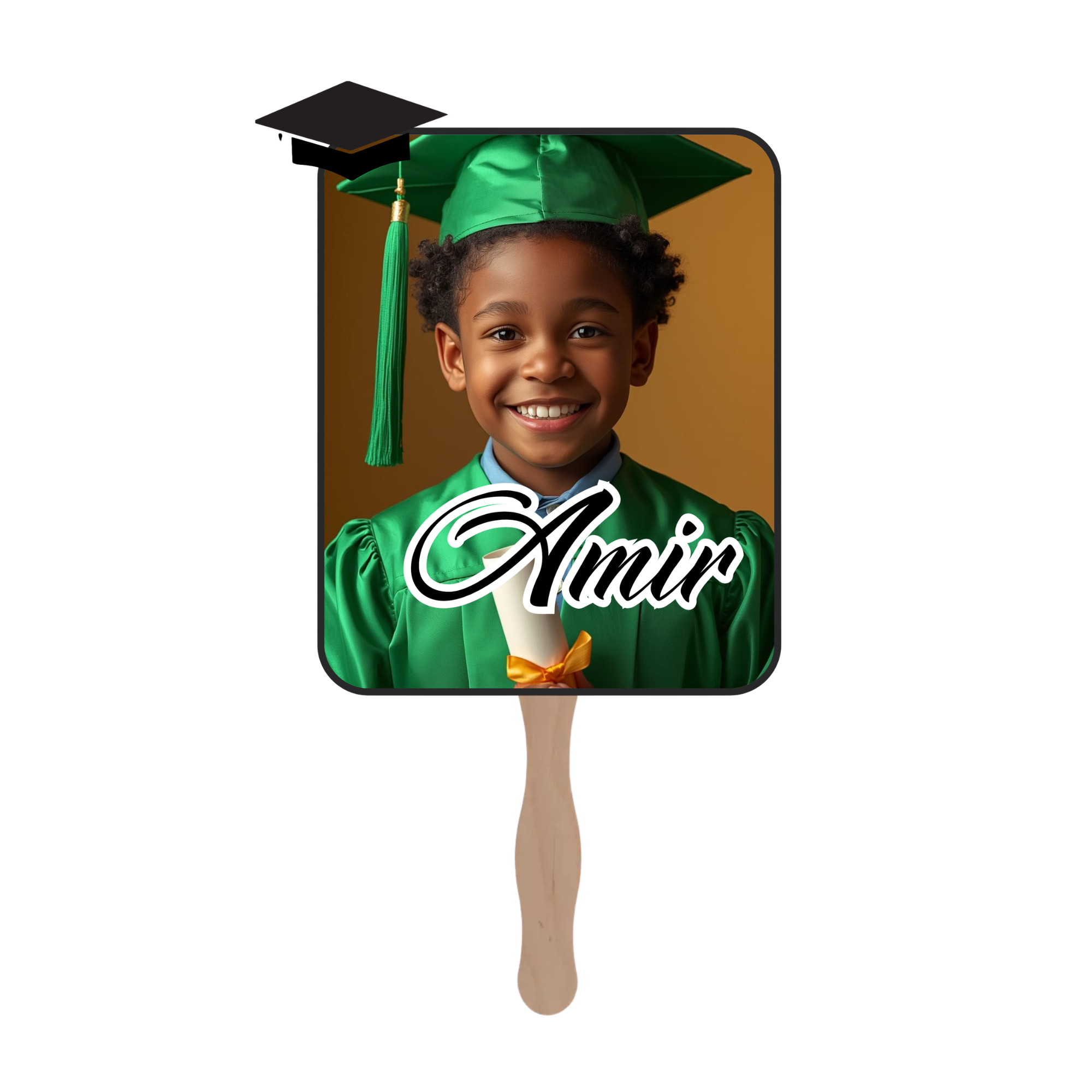 Custom Kids Graduation Fan