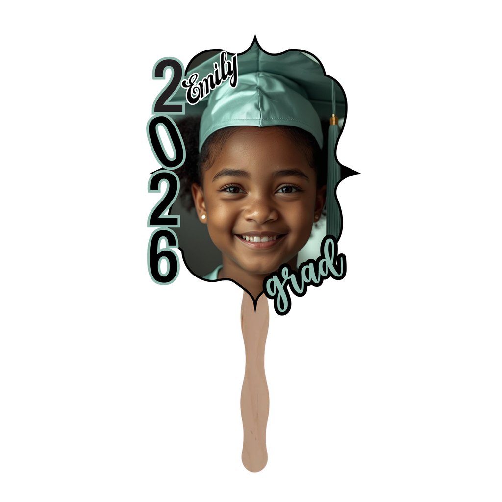 Custom Kids Graduation Fan