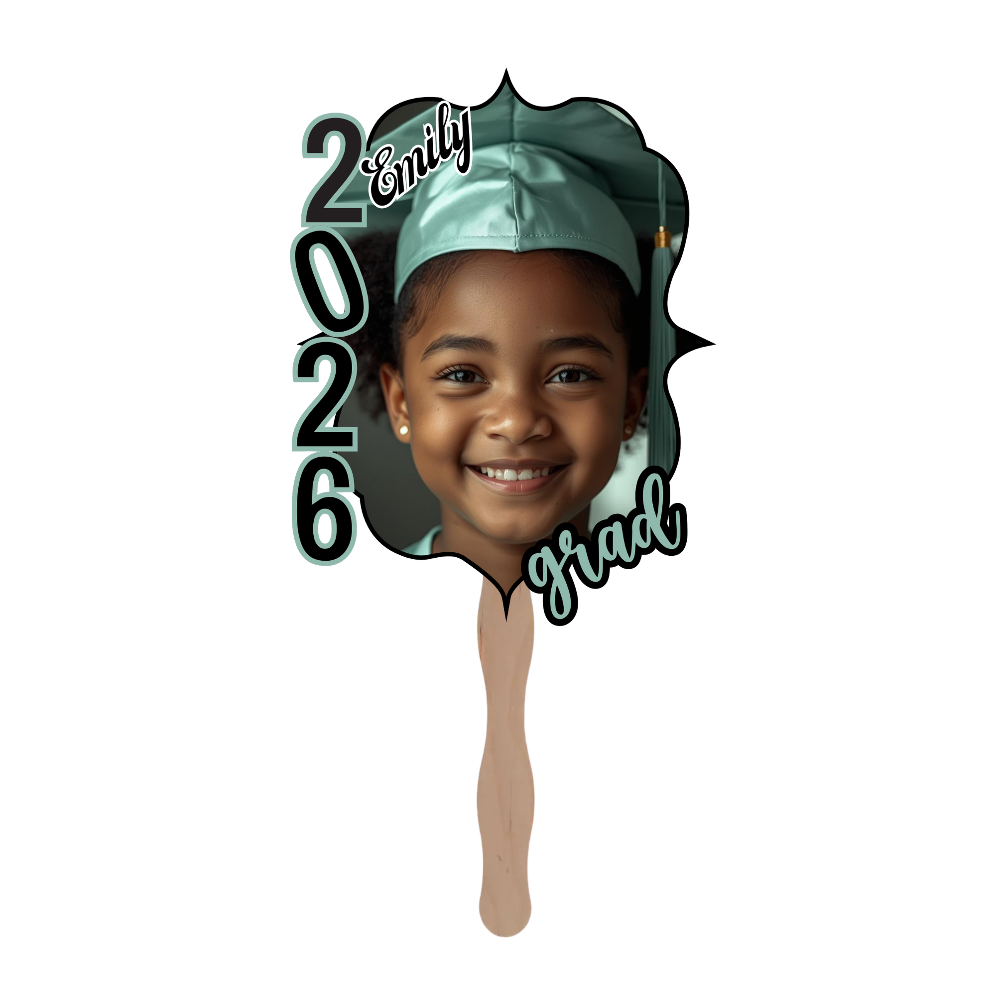 Custom Kids Graduation Fan