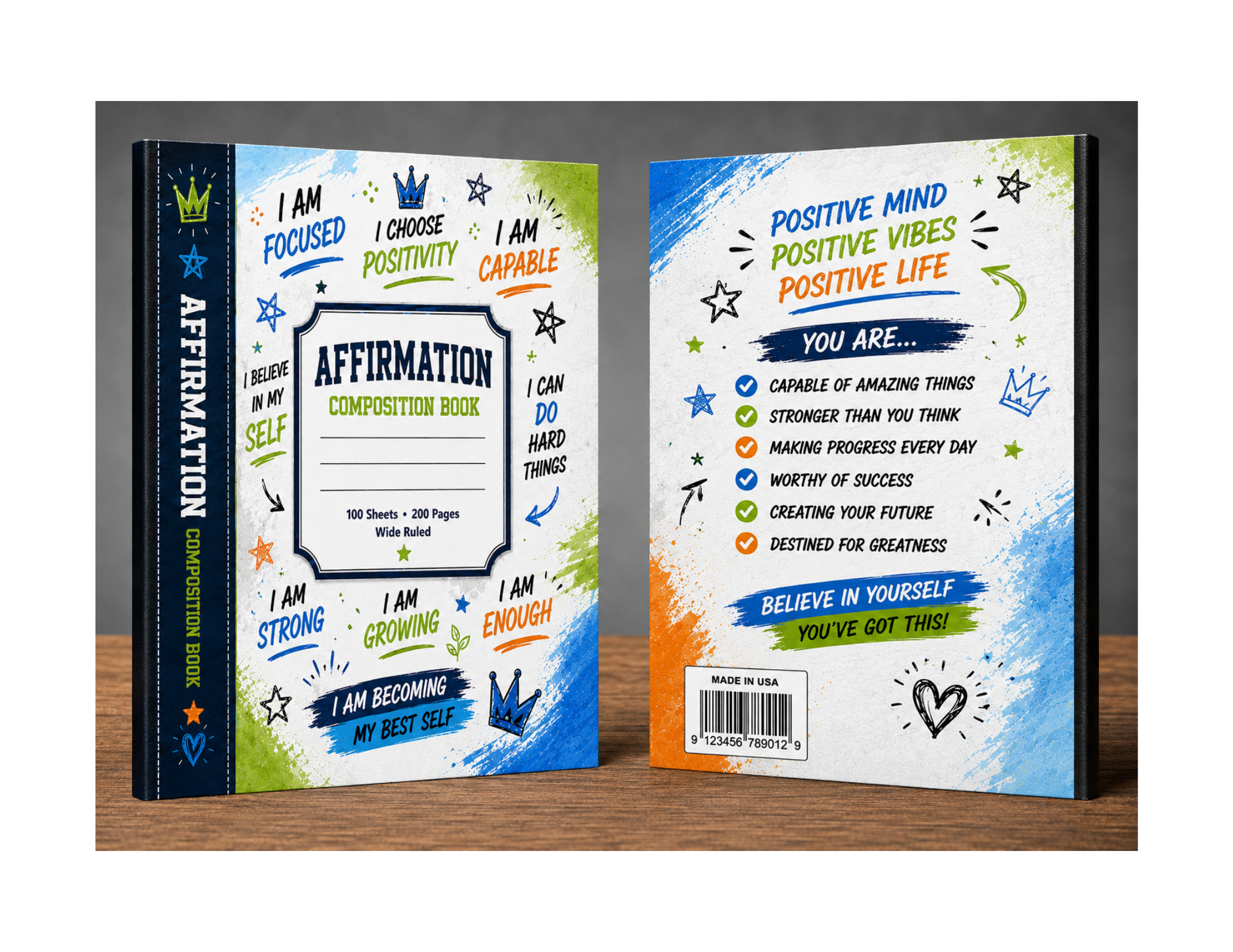 Affirmation Composition Notebook