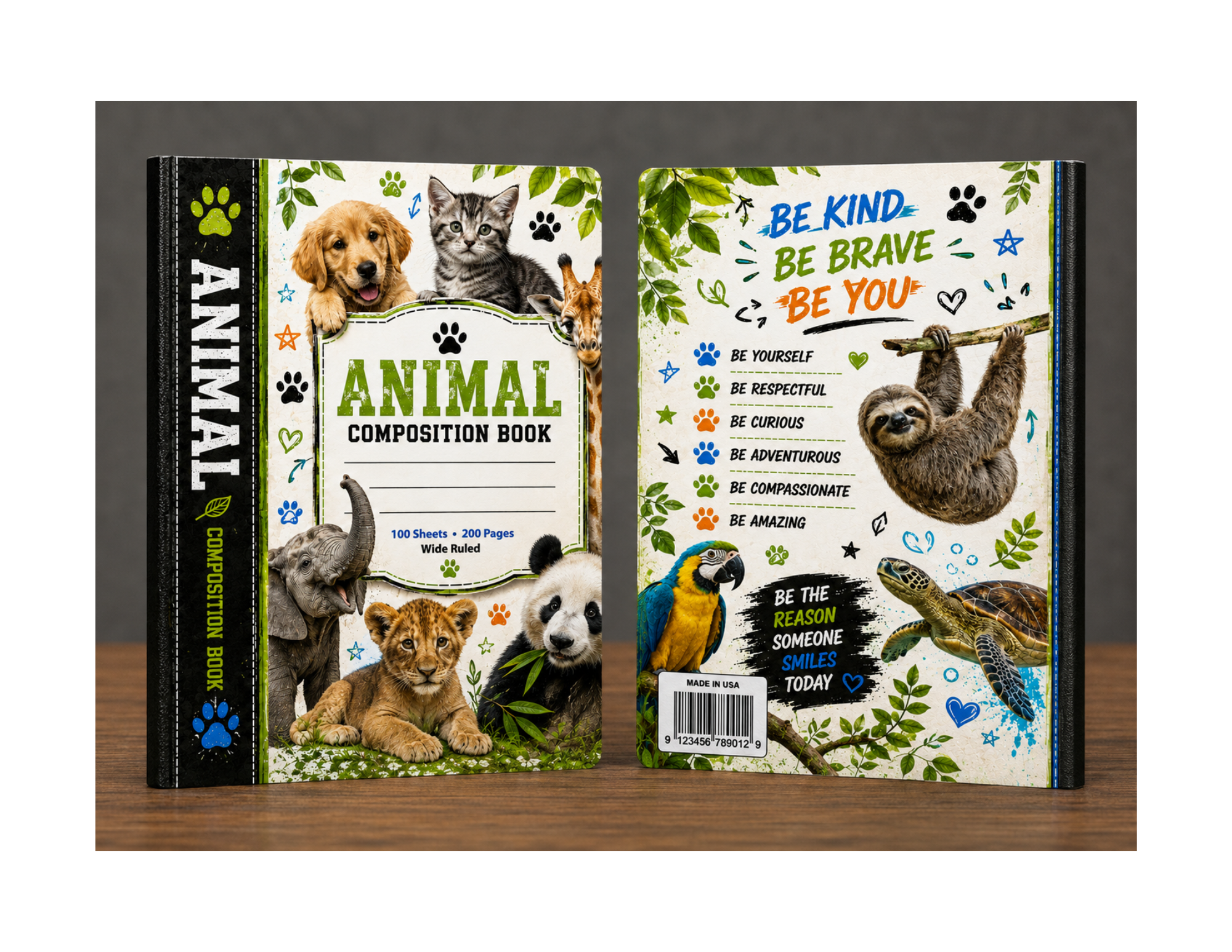 Animal Composition Notebook