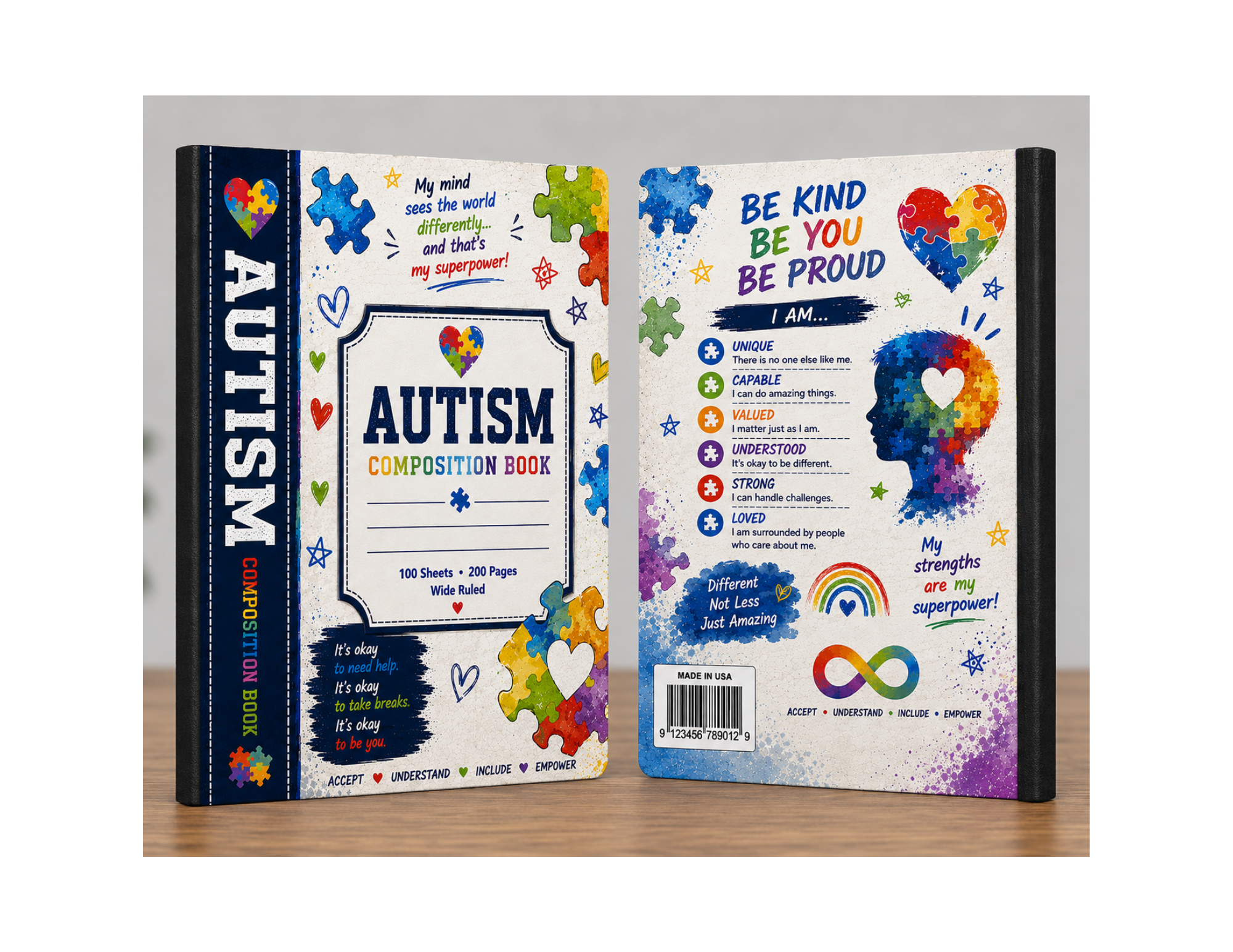 Autism 2 Composition Notebook