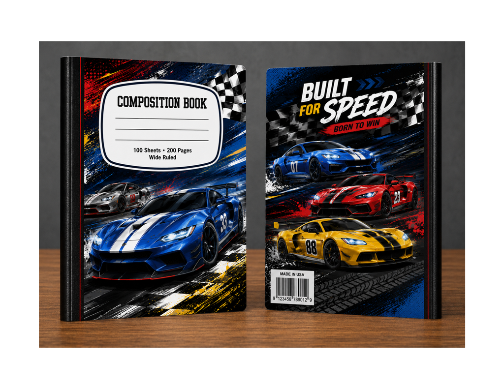 Custom Composition Notebook - Boys Collection