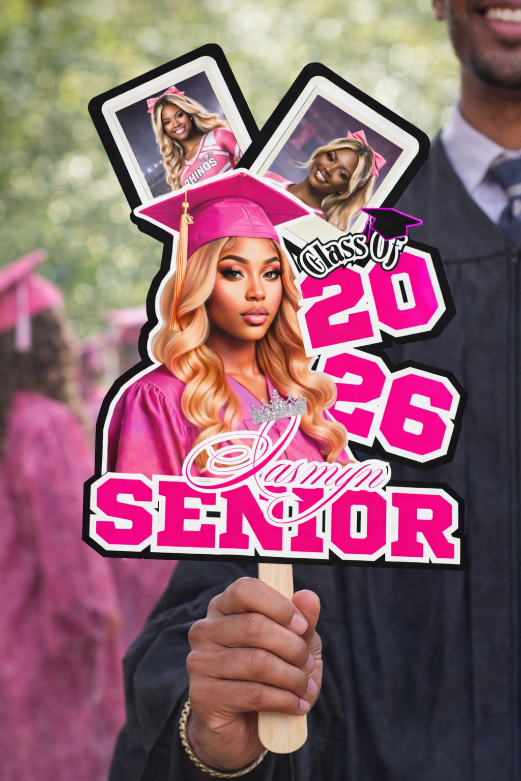 Custom Graduation Fan