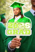 Custom Graduation Fan