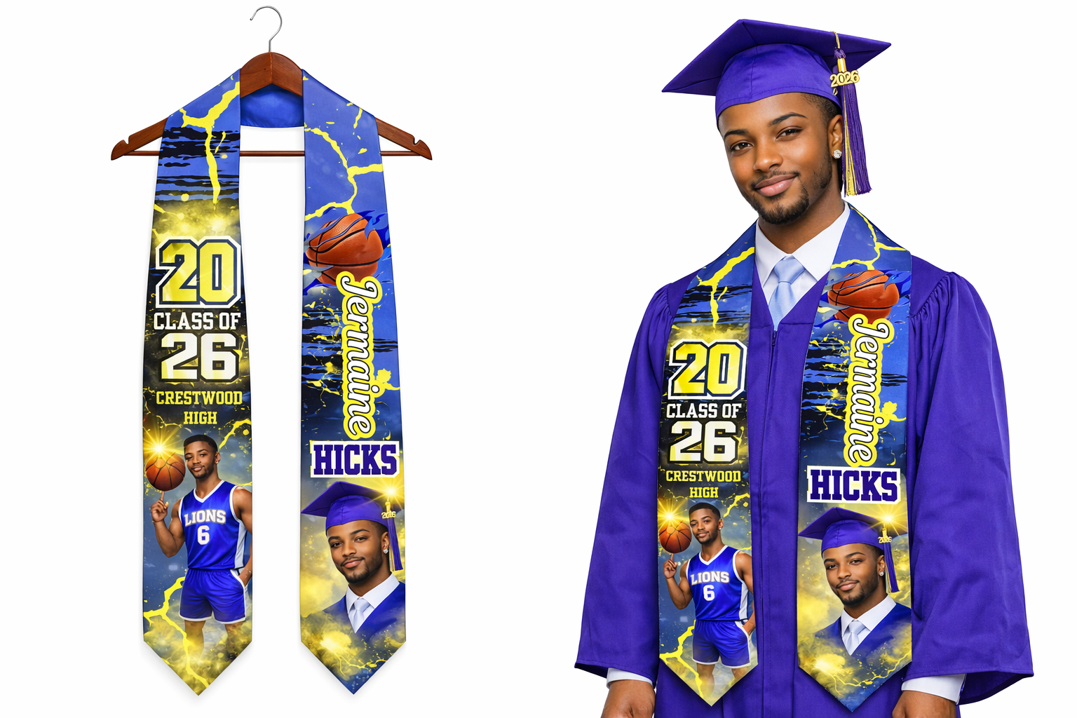 Custom Graduation Stole