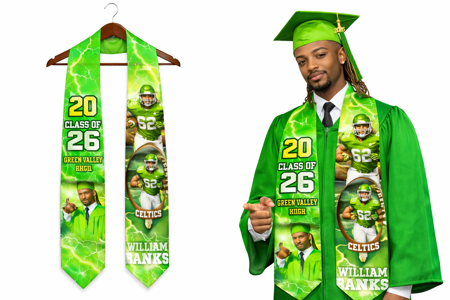 Custom Graduation Stole