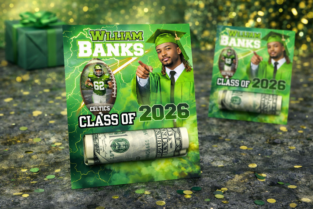 Custom Graduation Money Cards (Set of 4)