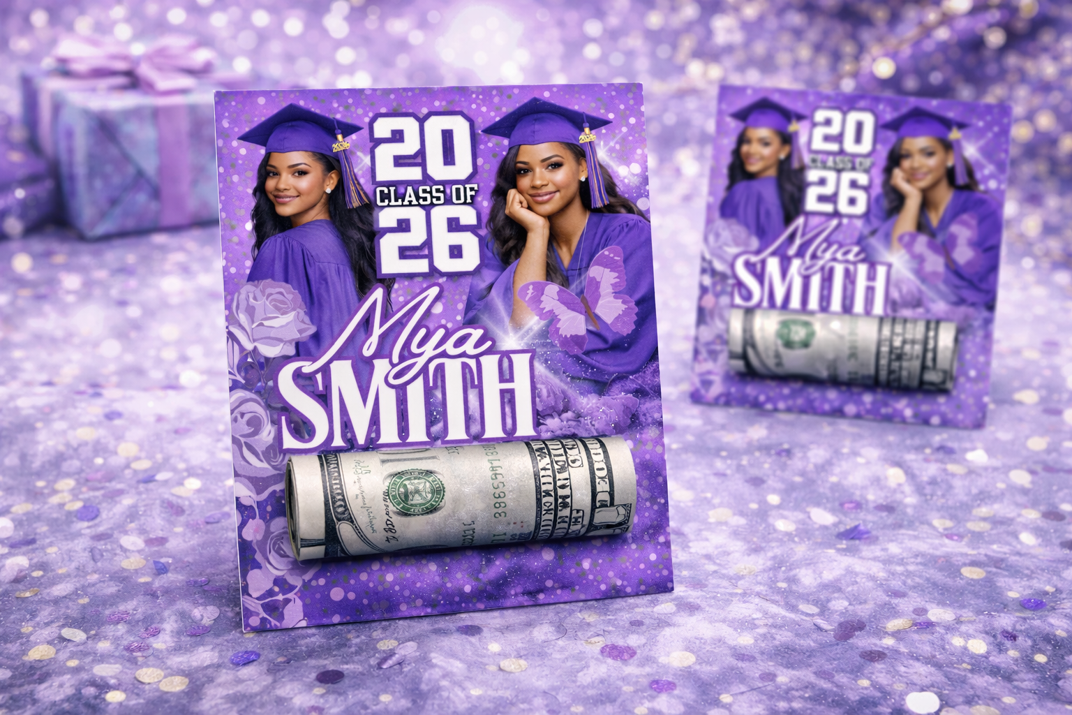 Custom Graduation Money Cards (Set of 4)