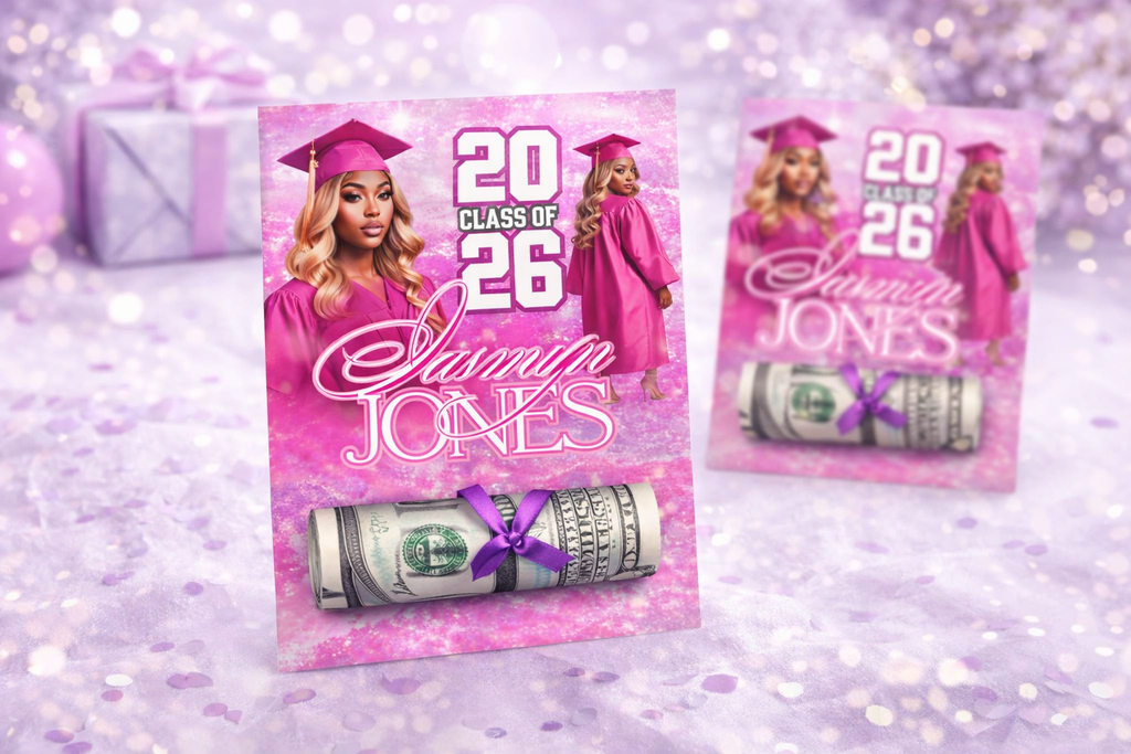 Custom Graduation Money Cards (Set of 4)