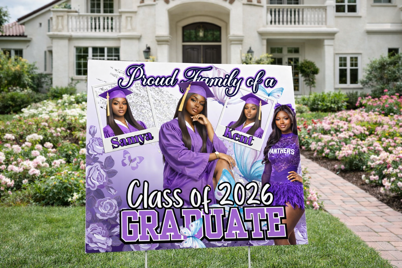 Custom Graduation Yard Sign
