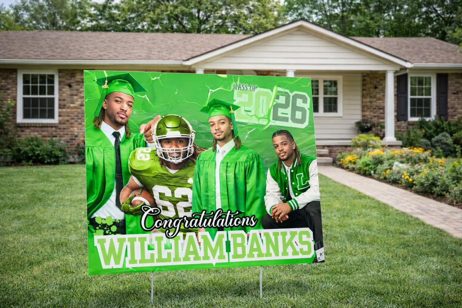 Custom Graduation Yard Sign