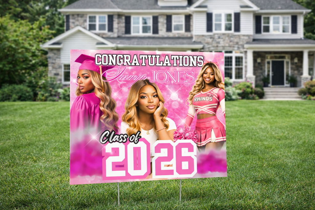 Custom Graduation Yard Sign