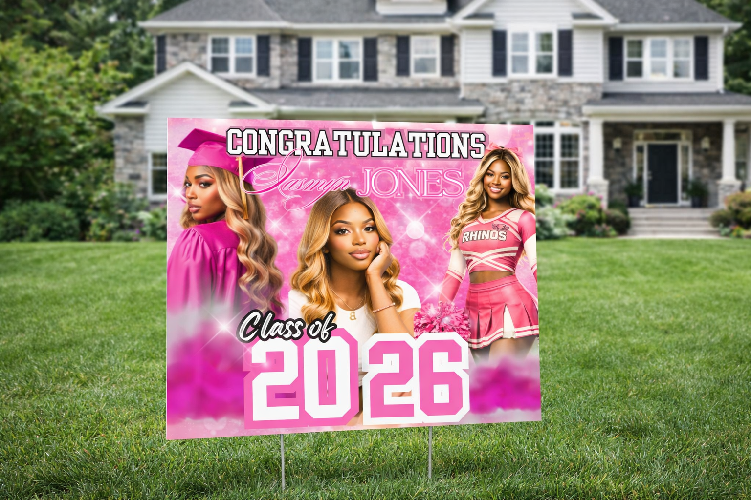 Custom Graduation Yard Sign