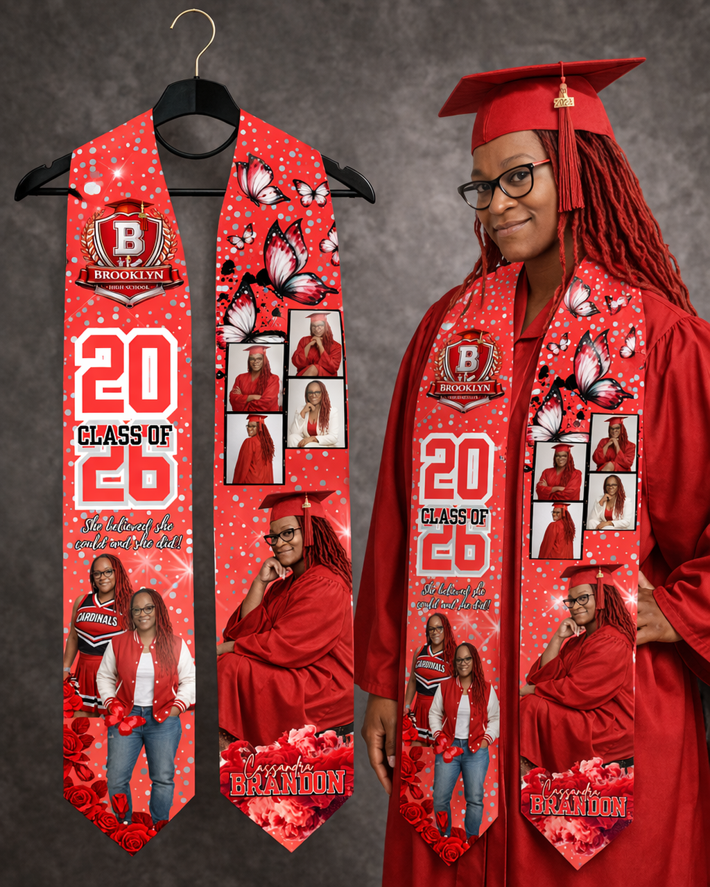 Custom Graduation Stole