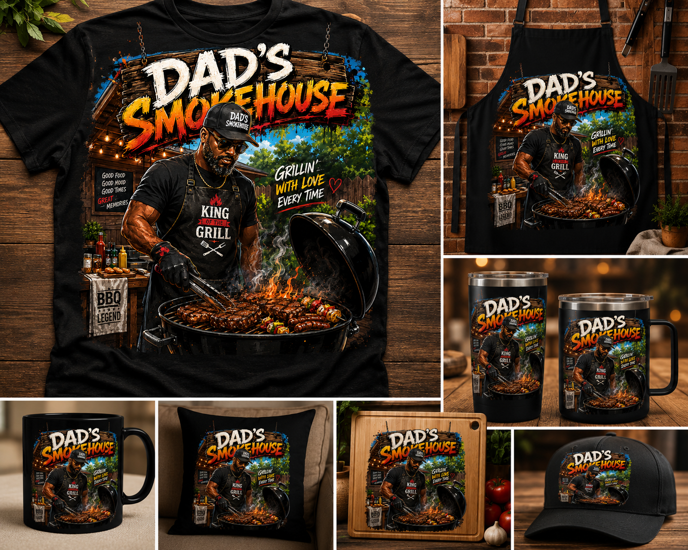 Dad's Smokehouse Apron