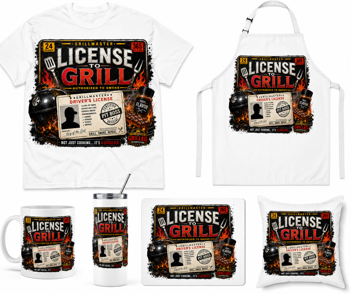 License to Grill Apron