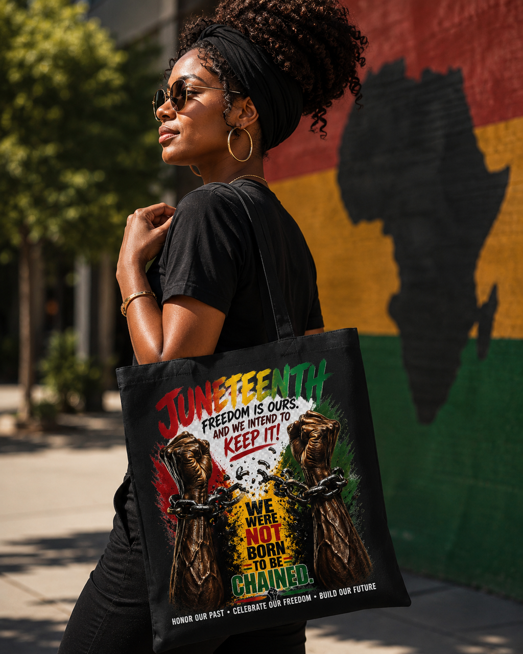 Juneteenth Freedom Day Tote Bag