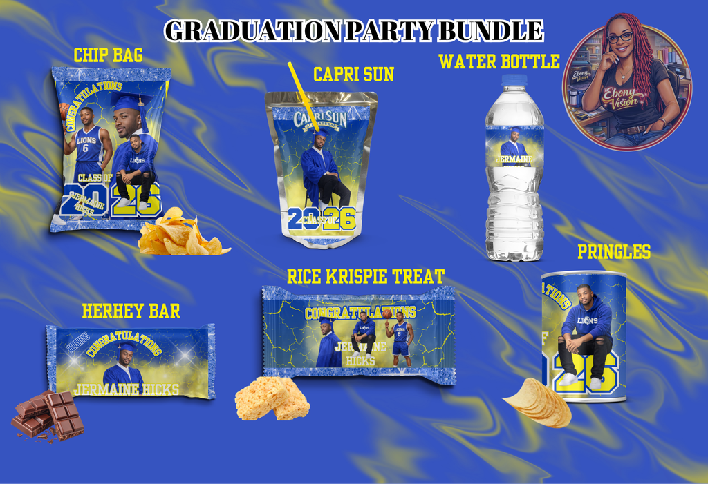 Graduation Party Favor Bundle - Custom Snack Labels