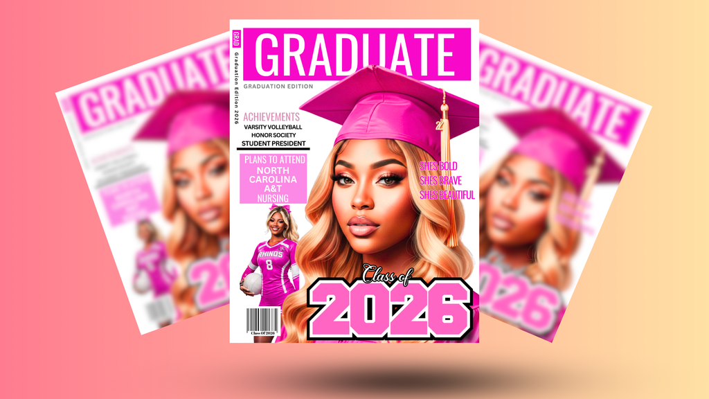 Custom Graduation Magazine Cover