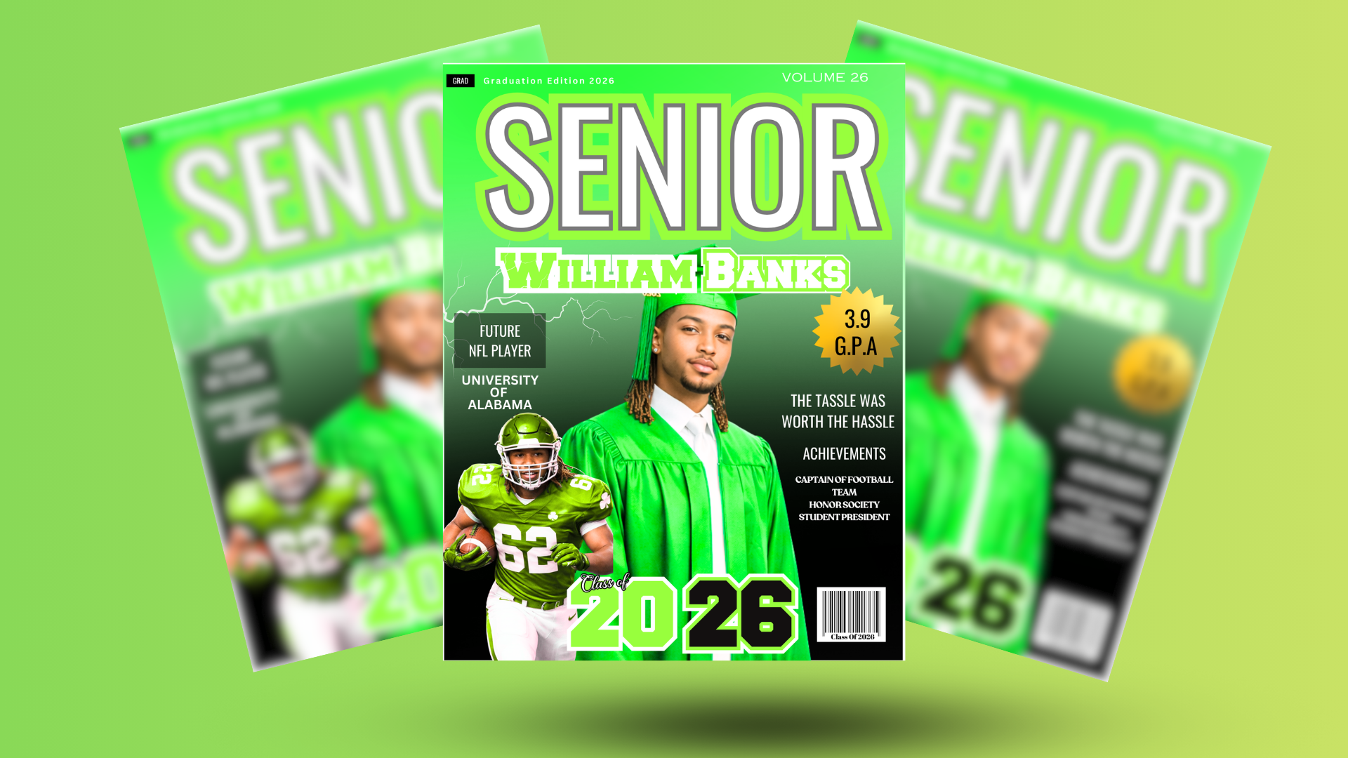 Custom Graduation Magazine Cover