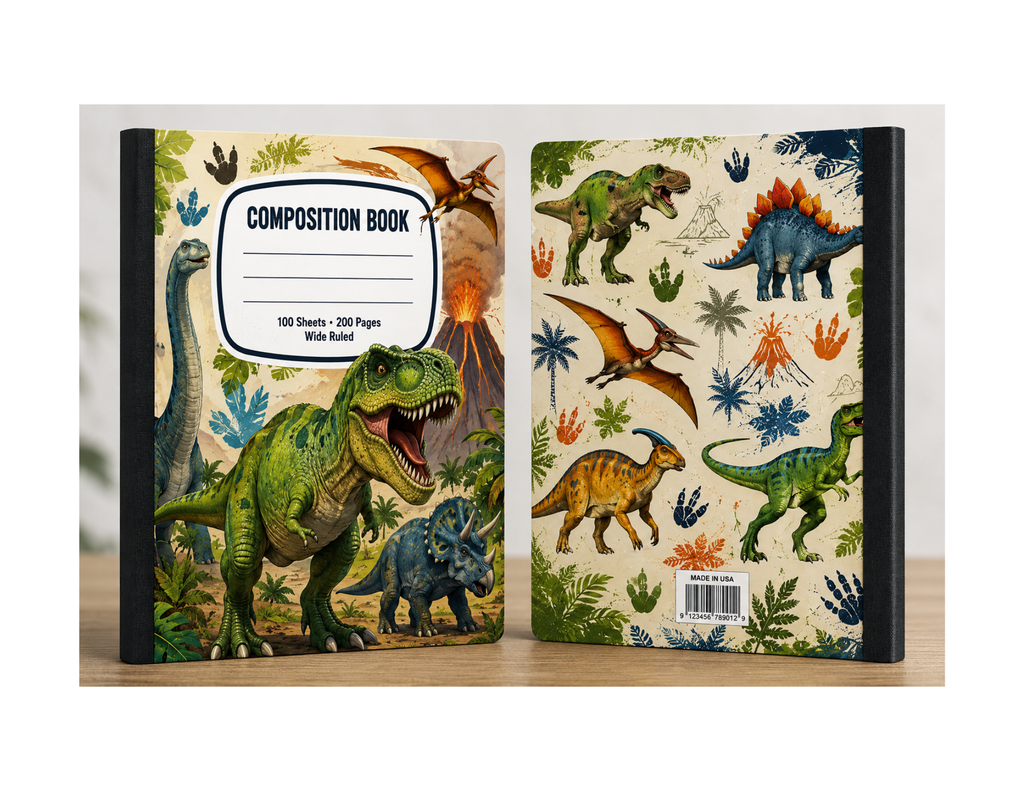 Custom Composition Notebook - Boys Collection