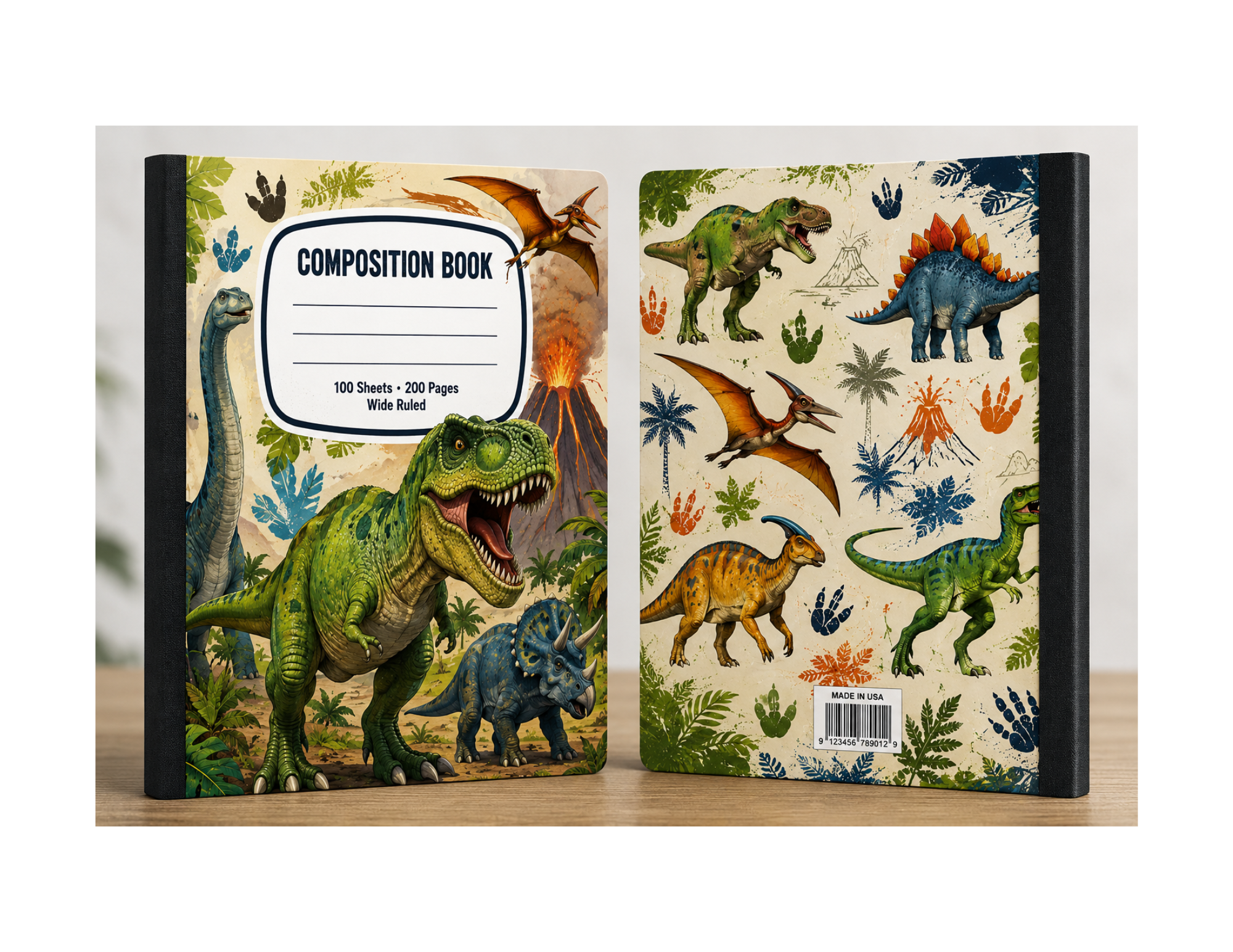 Dinosaur Composition Notebook