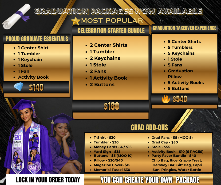 Graduation Packages & Pricing