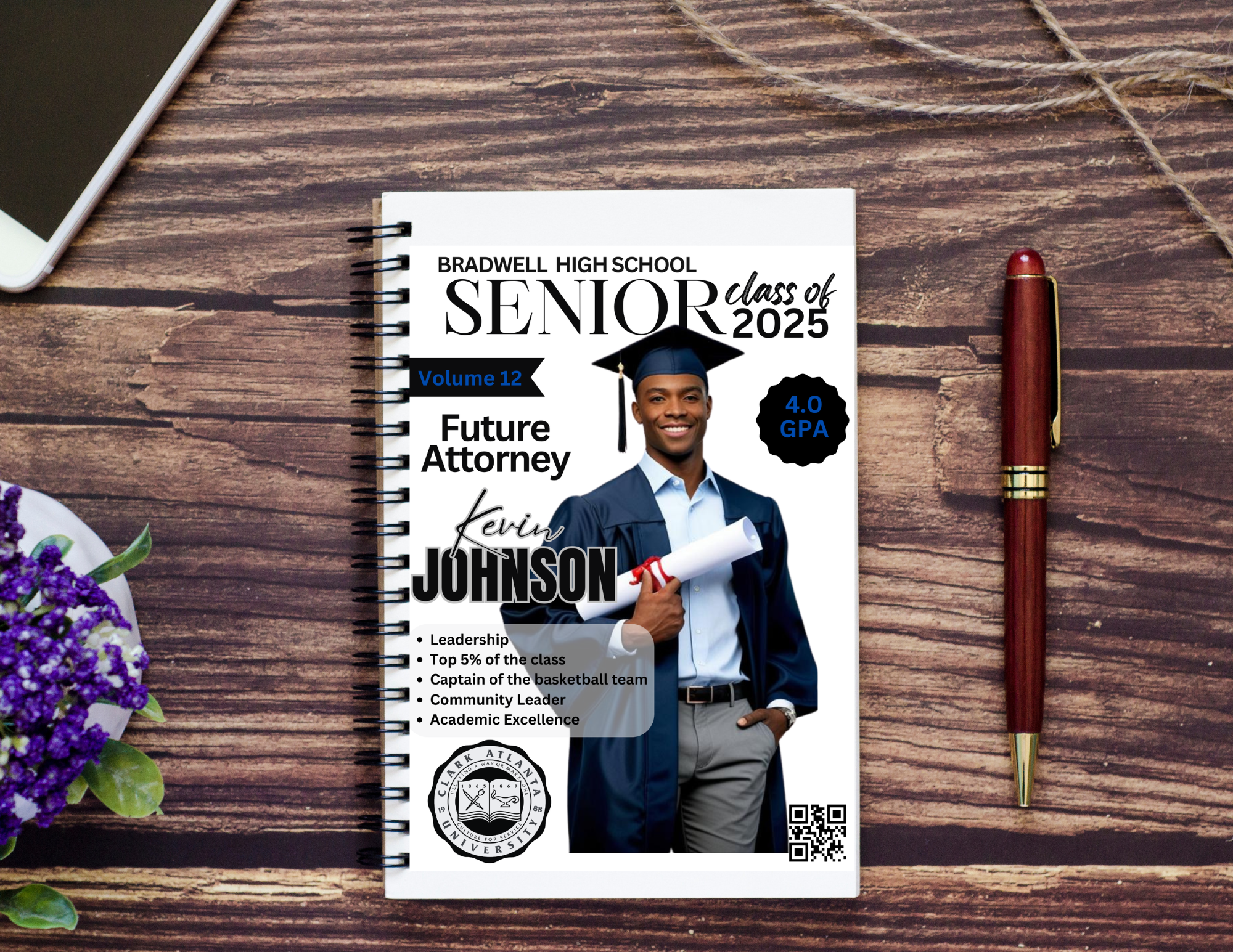 Custom Graduation Magazine Cover