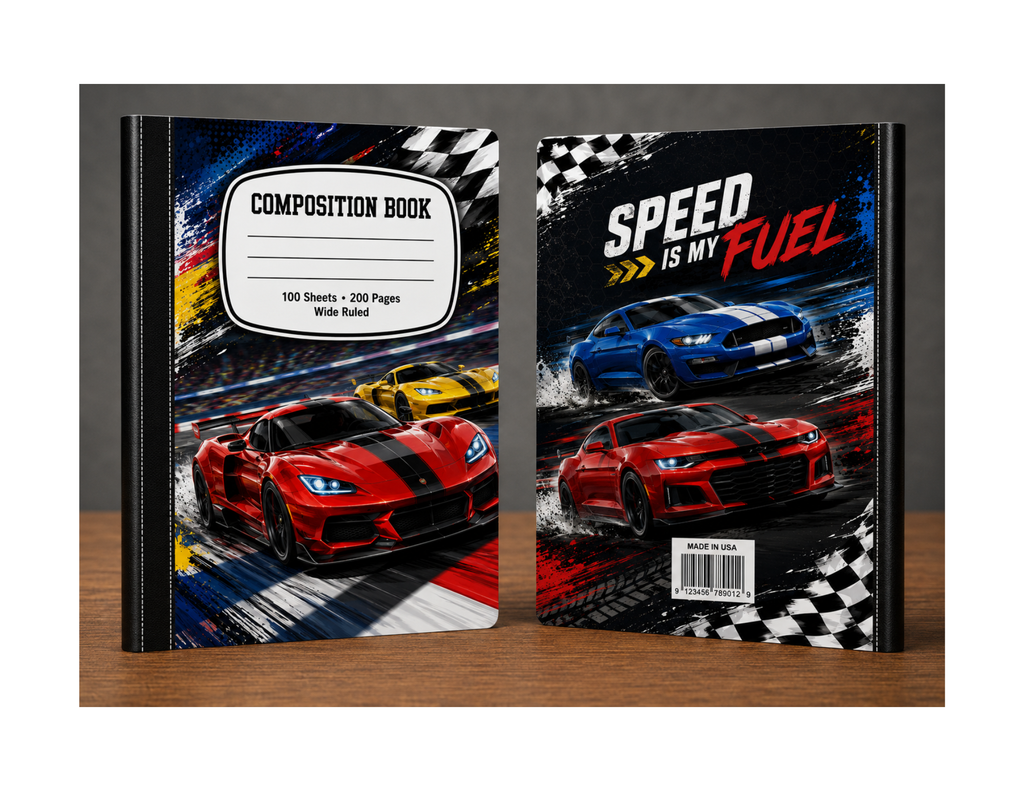 Custom Composition Notebook - Boys Collection