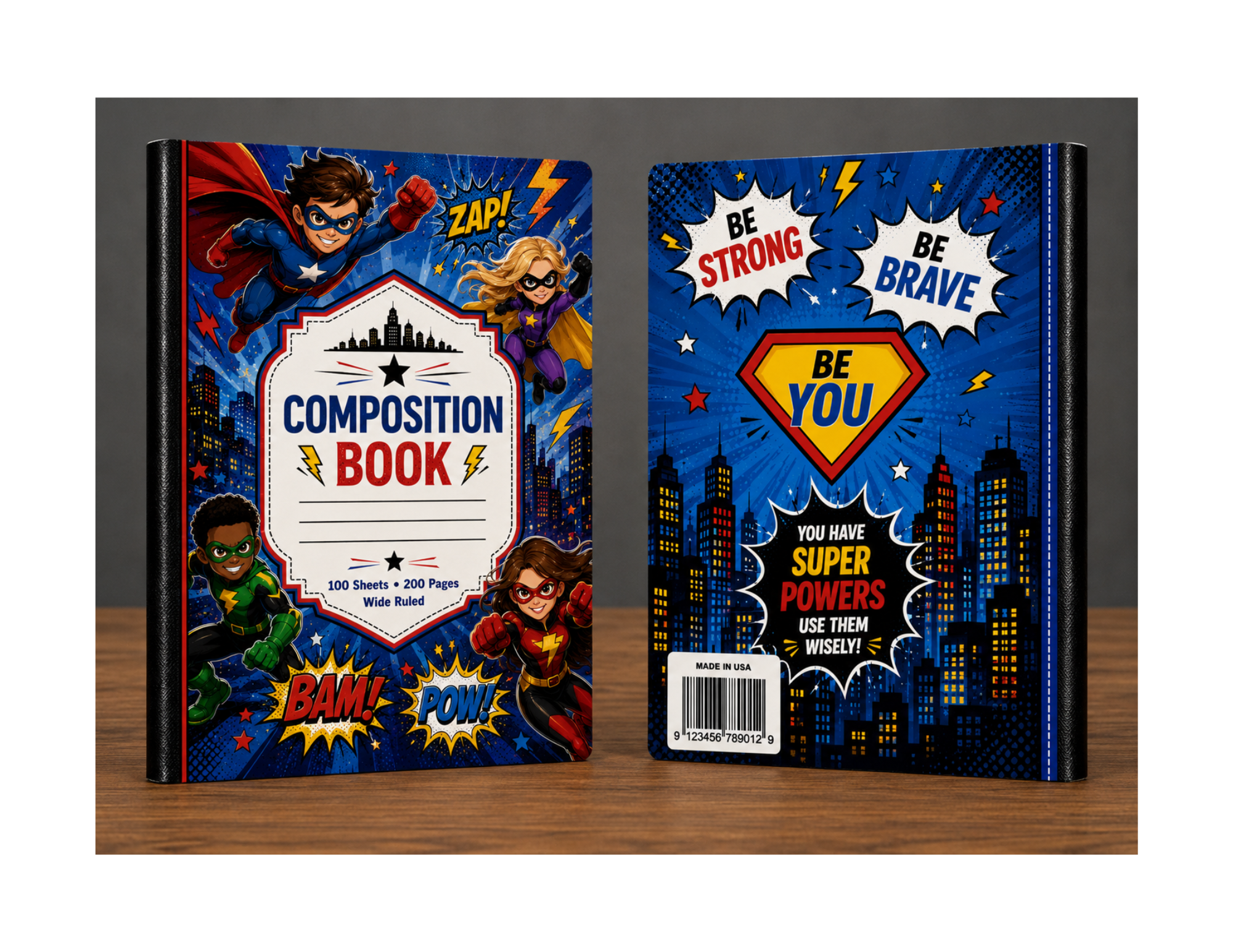 Super Hero Composition Notebook