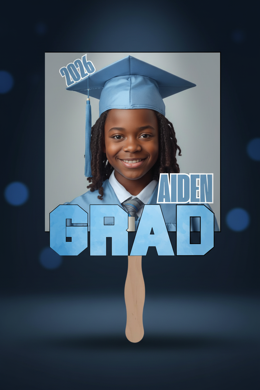 Aiden Blue Fan - Studio Mockup