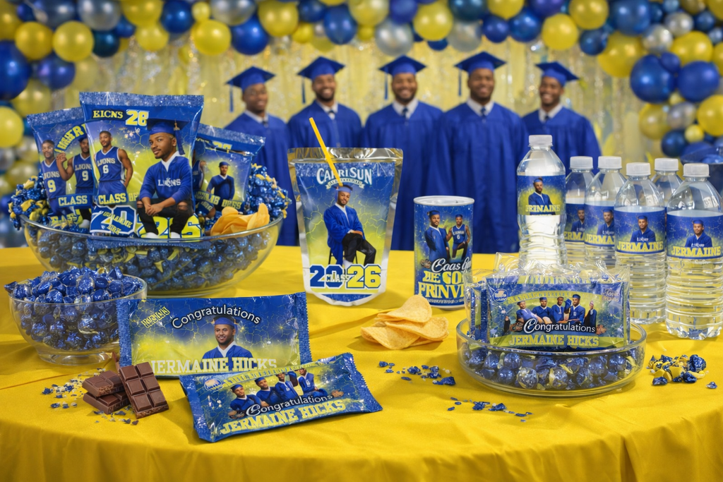 Graduation Party Favor Bundle - Custom Snack Labels