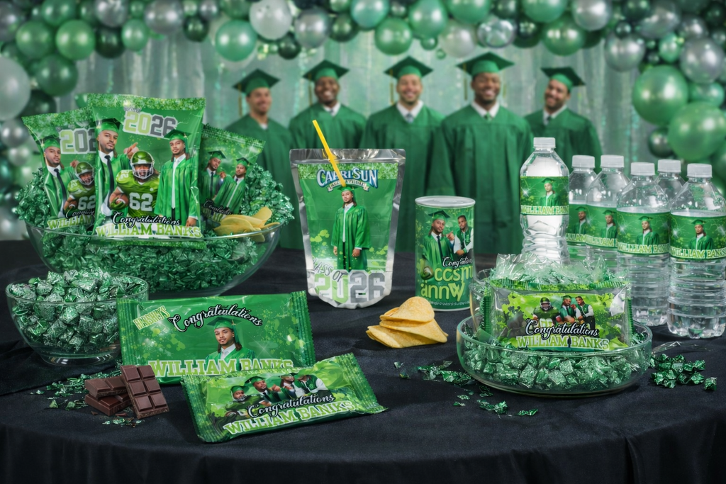 Graduation Party Favor Bundle - Custom Snack Labels