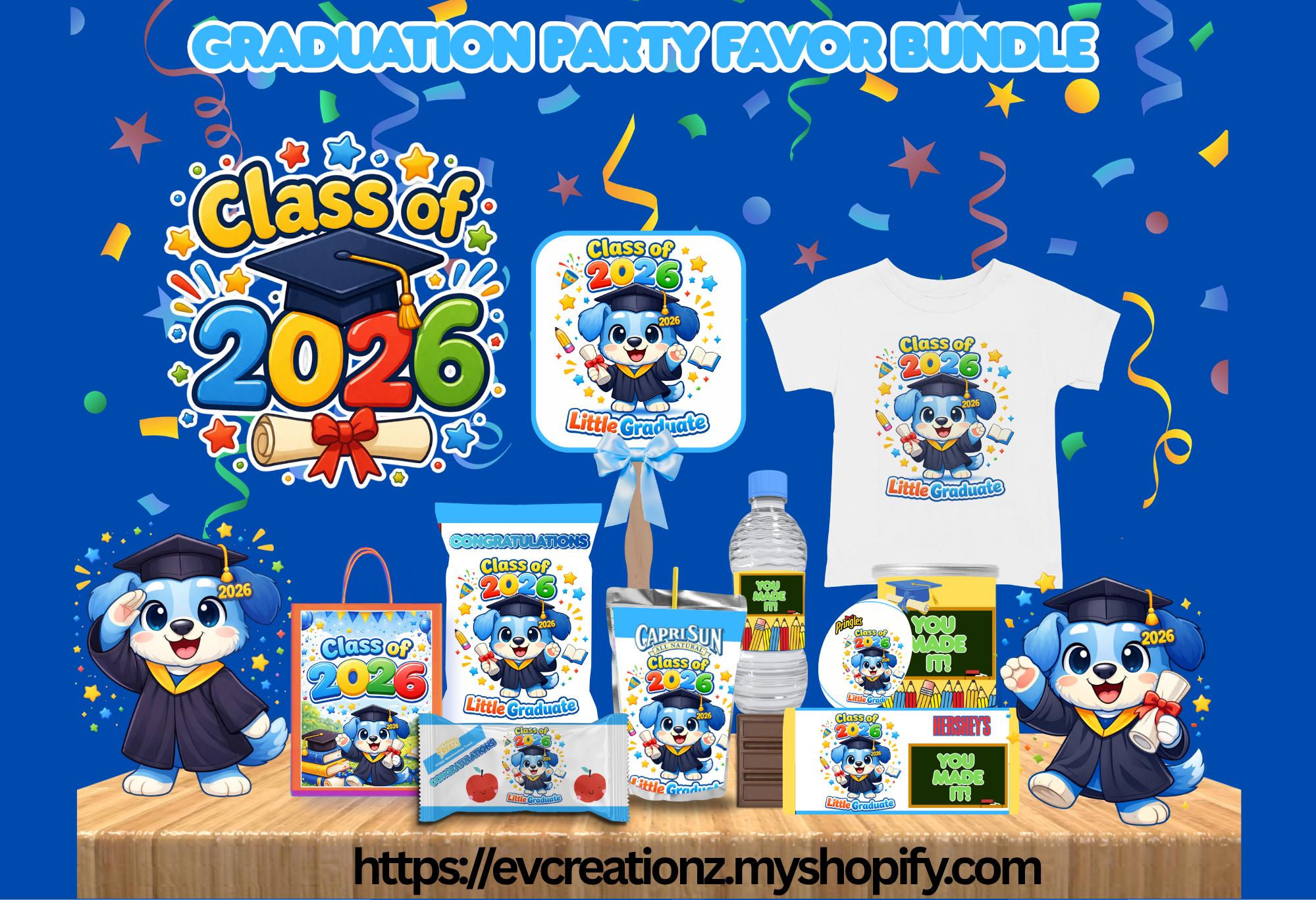 Graduation Party Favor Bundle — Class of 2026
