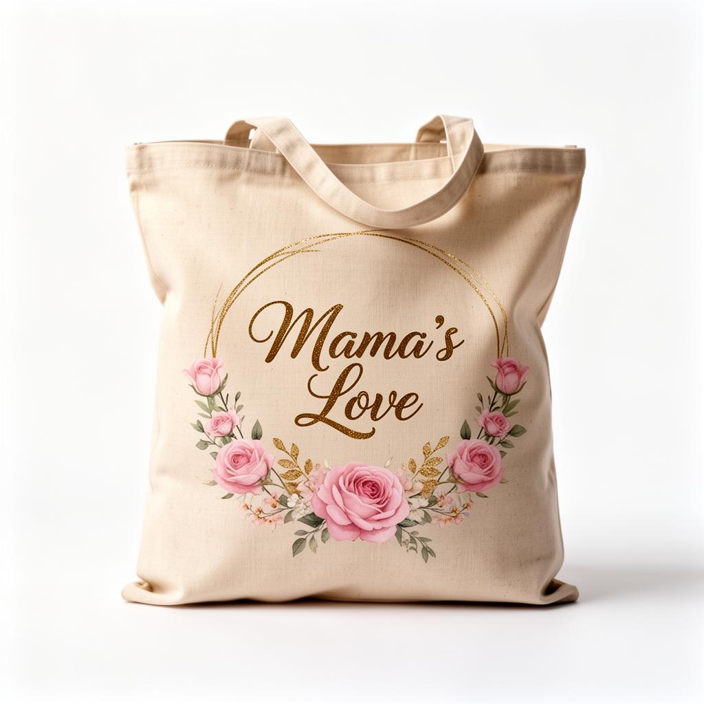 Mama's Love Personalized Tote Bag - Mother's Day Gift